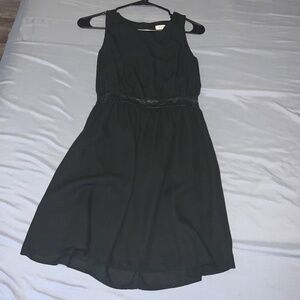 Monteau Black Backless Dress-Size Small